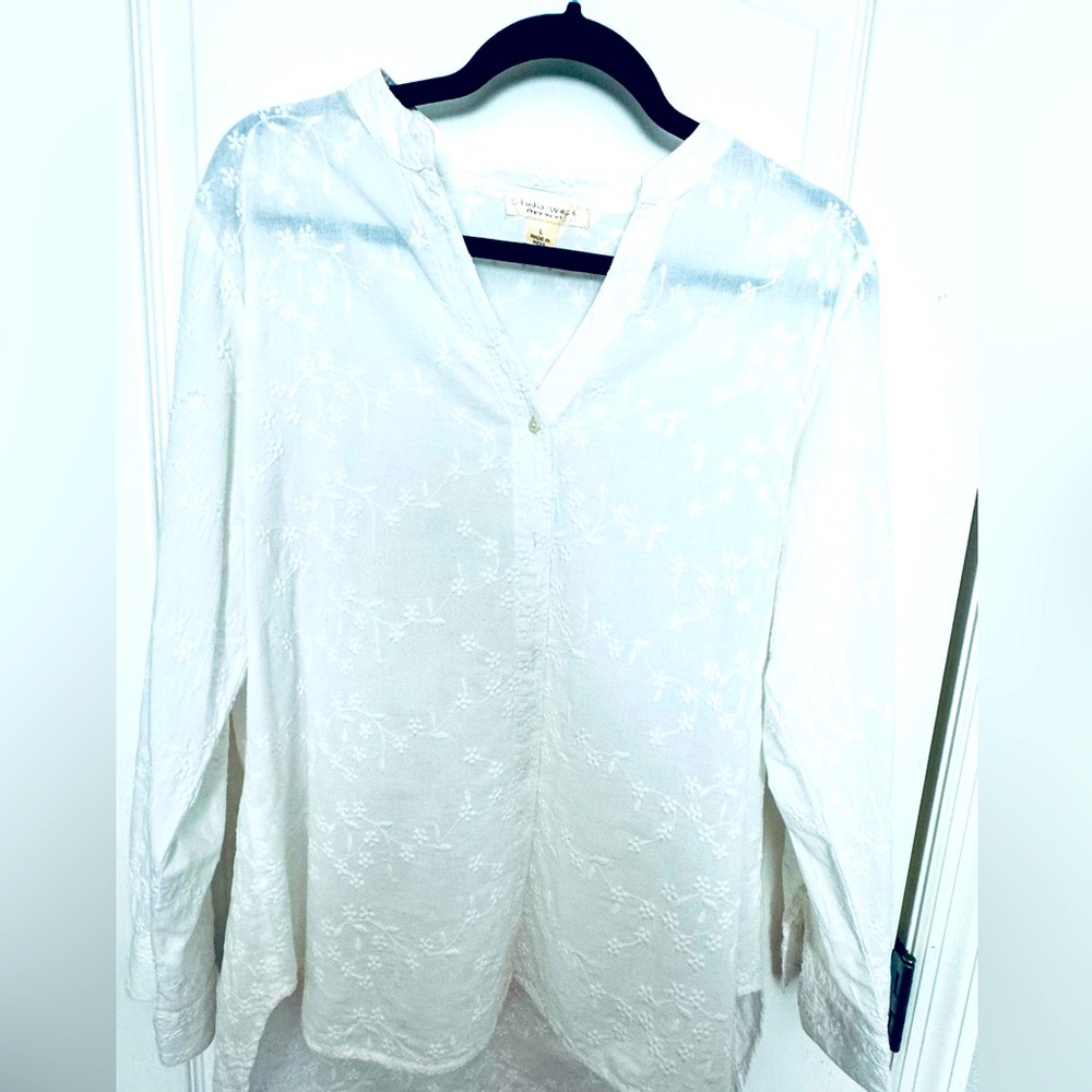 Embroidered Blouse by “Studio West Apparel”